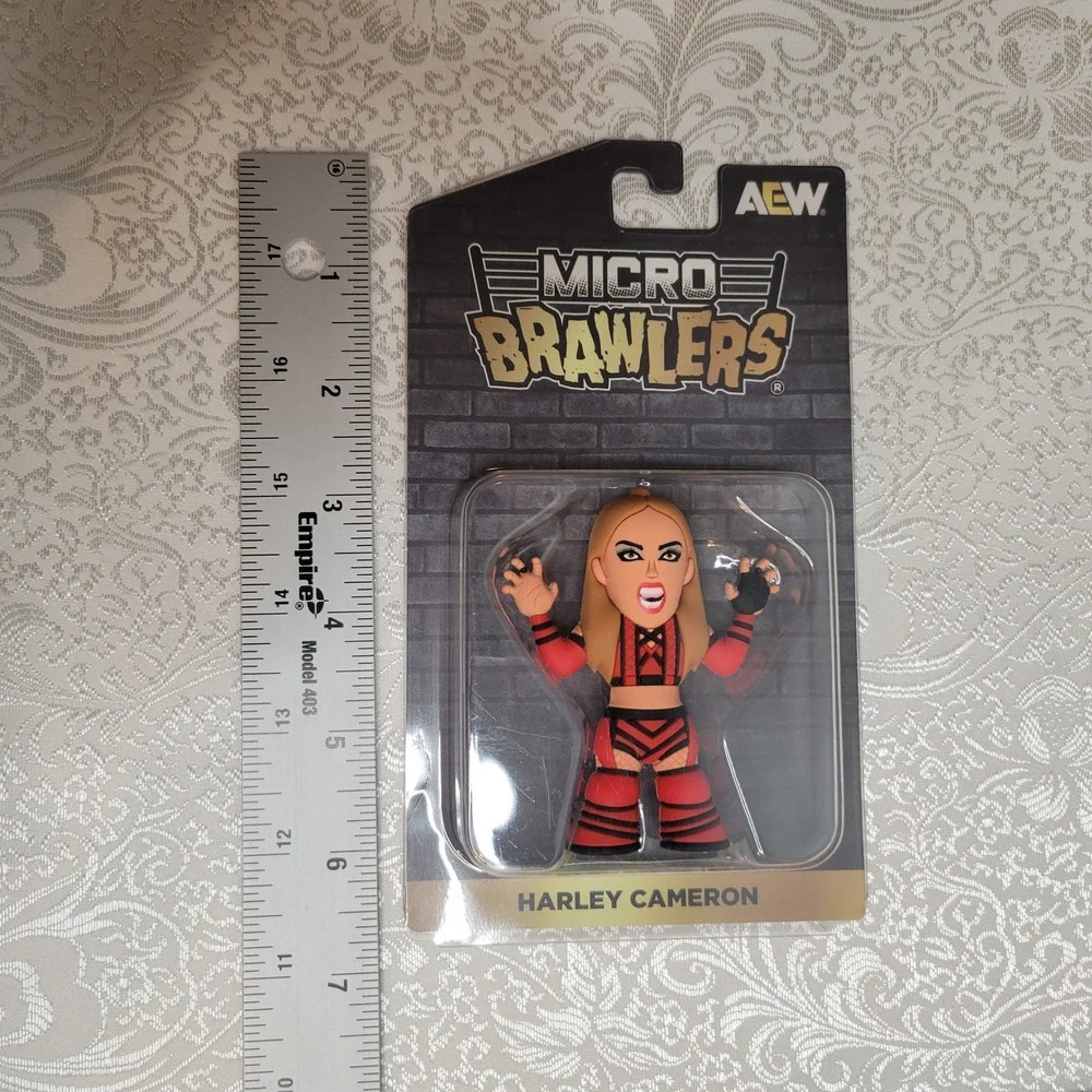 NEW Harley Cameron Micro Brawler Hangman Adam Page Bobble Brawler Mini AEW Crate